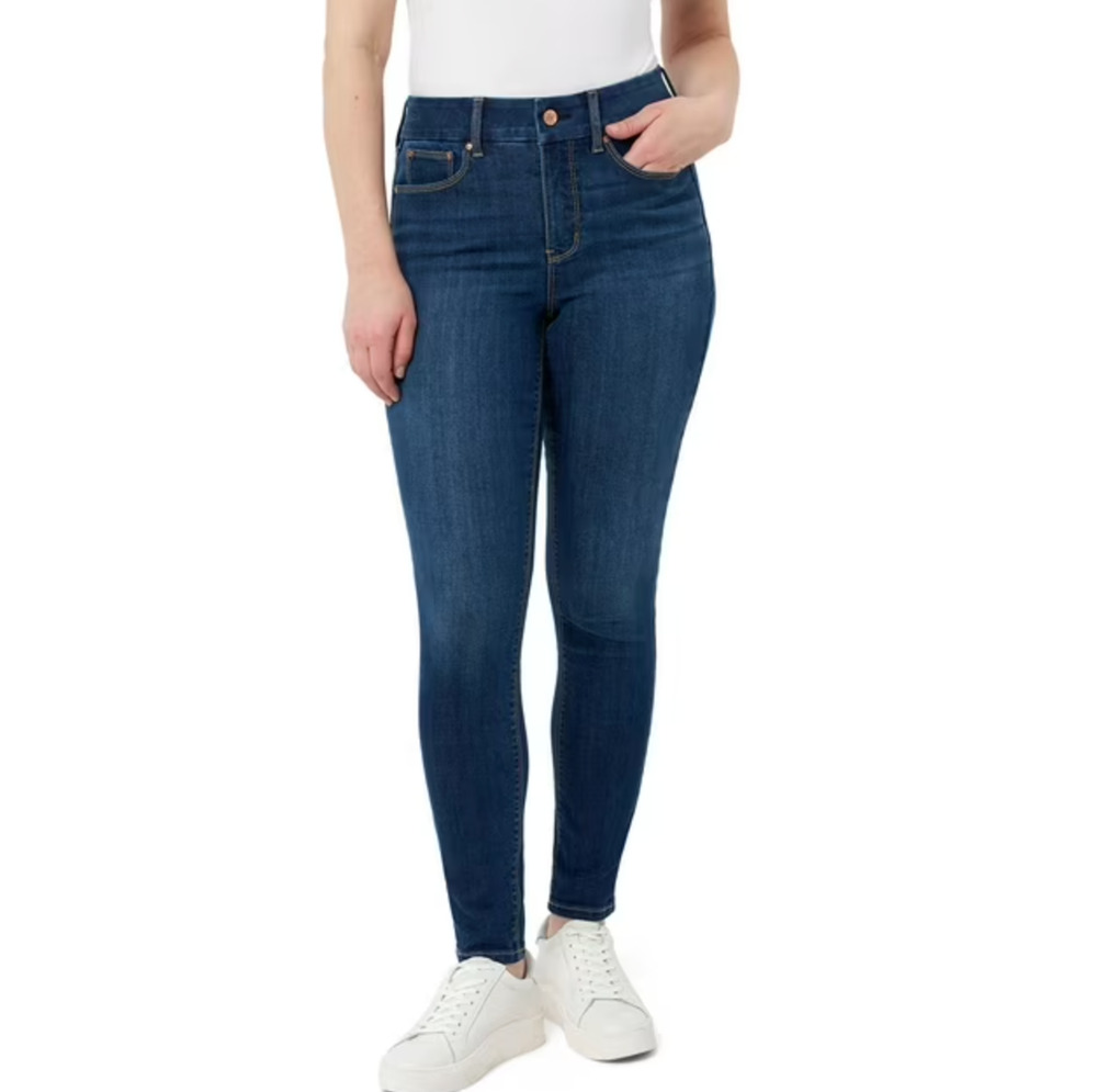 NWT Seven 7 Jeans Women 6 Blue Birch Tummyless Skinny Slimming Control High Rise
